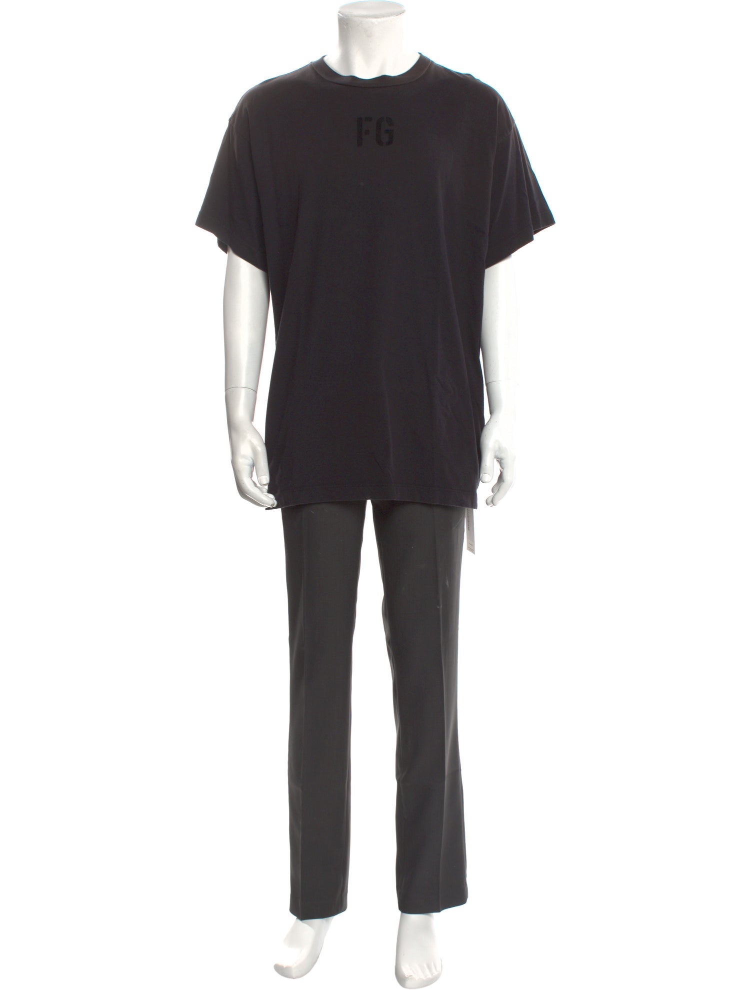 Fear Of God 'FG' Logo 7th Collection Crew Neck T-Shirt