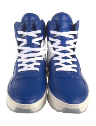 Fear Of God Leather Colorblock Pattern Sneakers