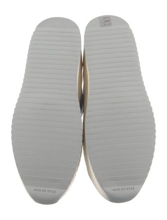 Fear Of God Leather Colorblock Pattern Sneakers