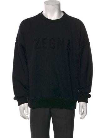 Fear of God x Ermenegildo Zegna Signature Logo Graphic Print Sweatshirt