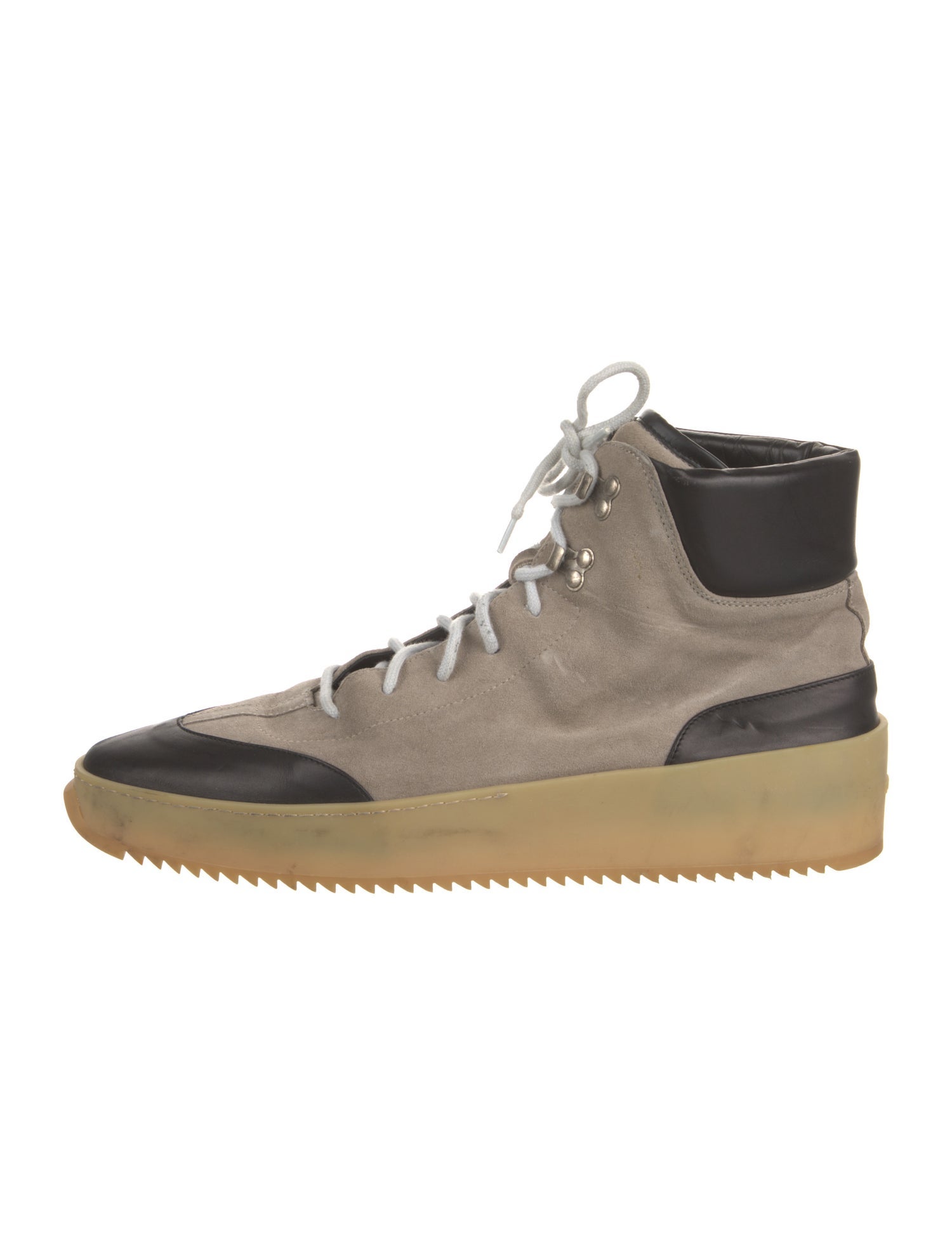 Fear Of God Suede Colorblock Pattern Sneakers