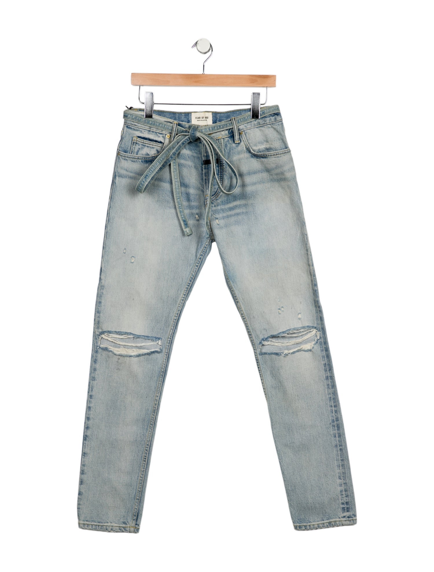 Fear Of God High-Rise Straight Leg Jeans