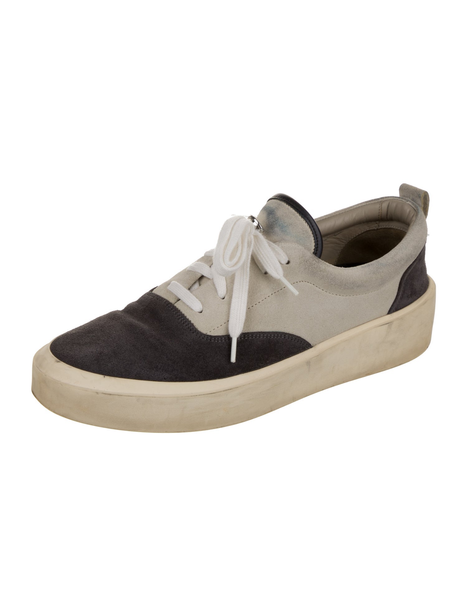 Fear Of God Suede Colorblock Pattern Sneakers