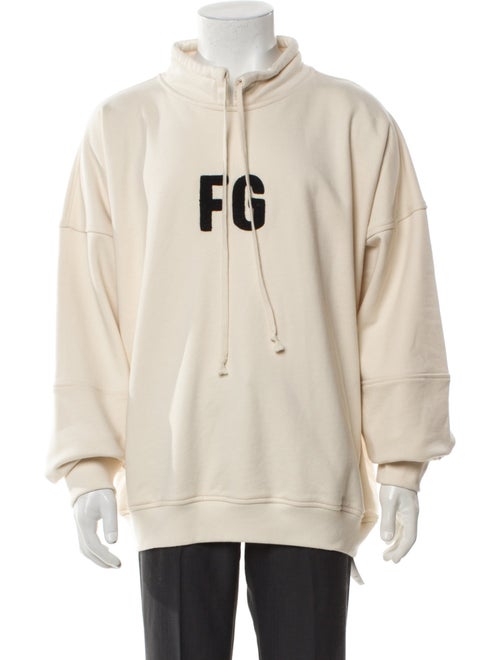 Fear Of God Sixth Collection 'FG' Mock Neck Graphic Print Sweatshirt
