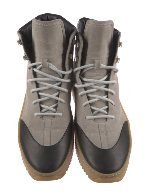 Fear Of God Suede Colorblock Pattern Sneakers
