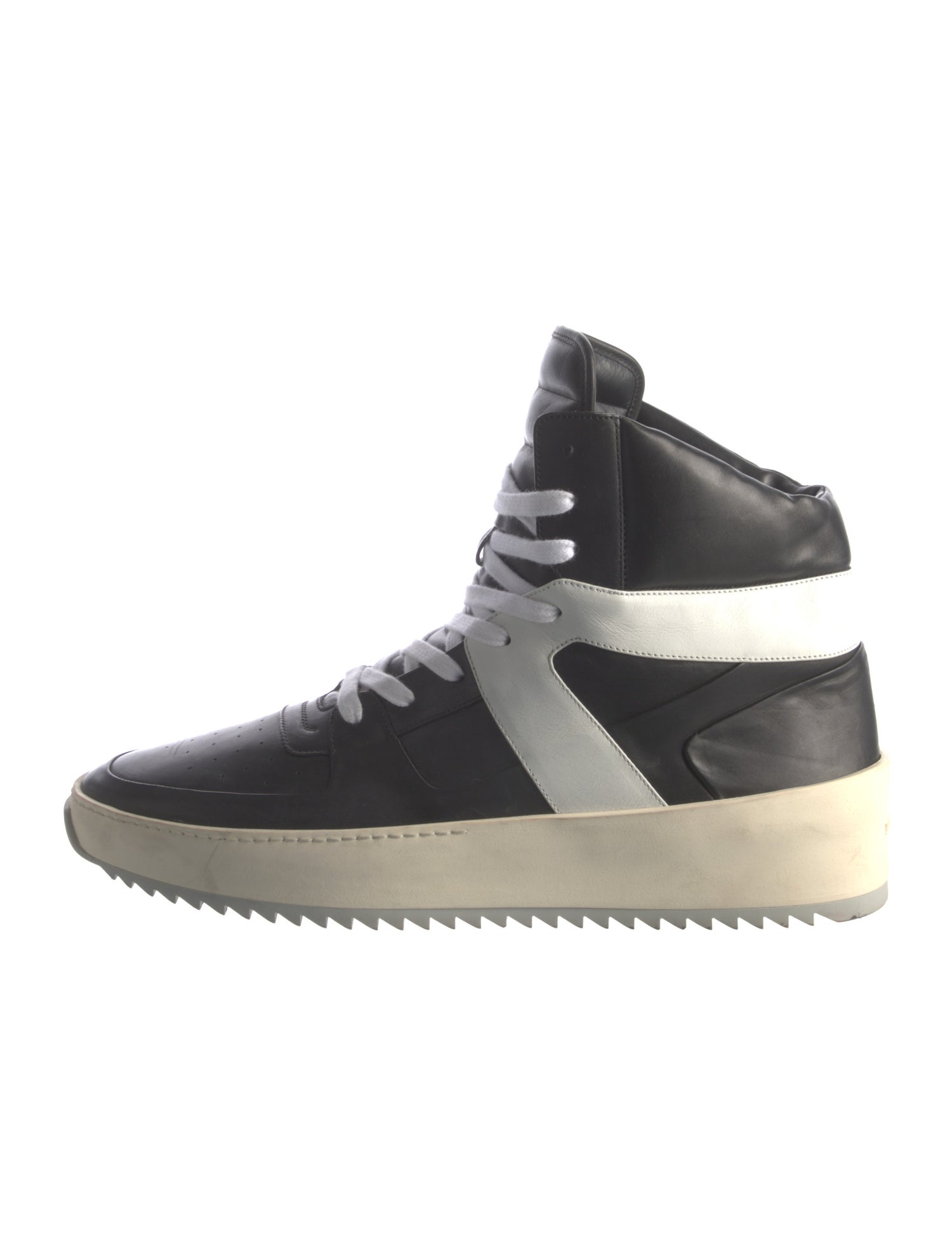 Fear Of God Leather Colorblock Pattern Sneakers