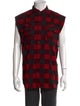 FOG Fear Of God Plaid Print Sleeveless Shirt