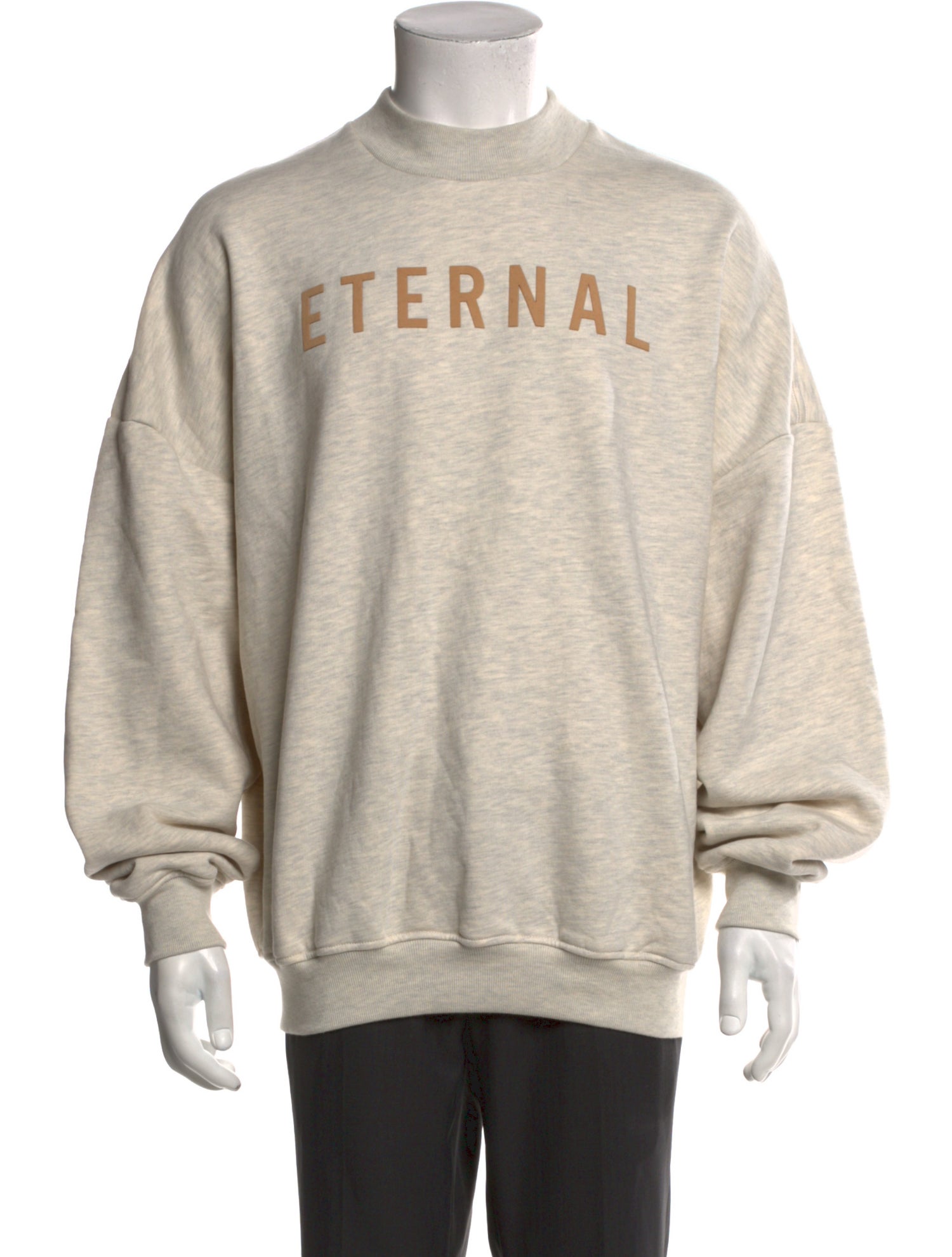 Fear Of God Graphic Print Mock Neck Sweatshirt