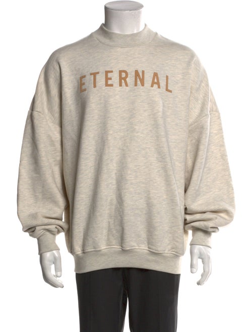 Fear Of God Graphic Print Mock Neck Sweatshirt