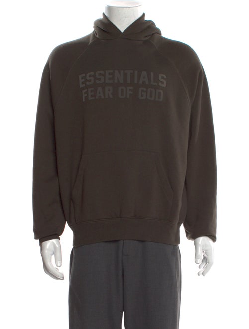 Essentials - Fear of God Graphic Print Crew Neck Hoodie