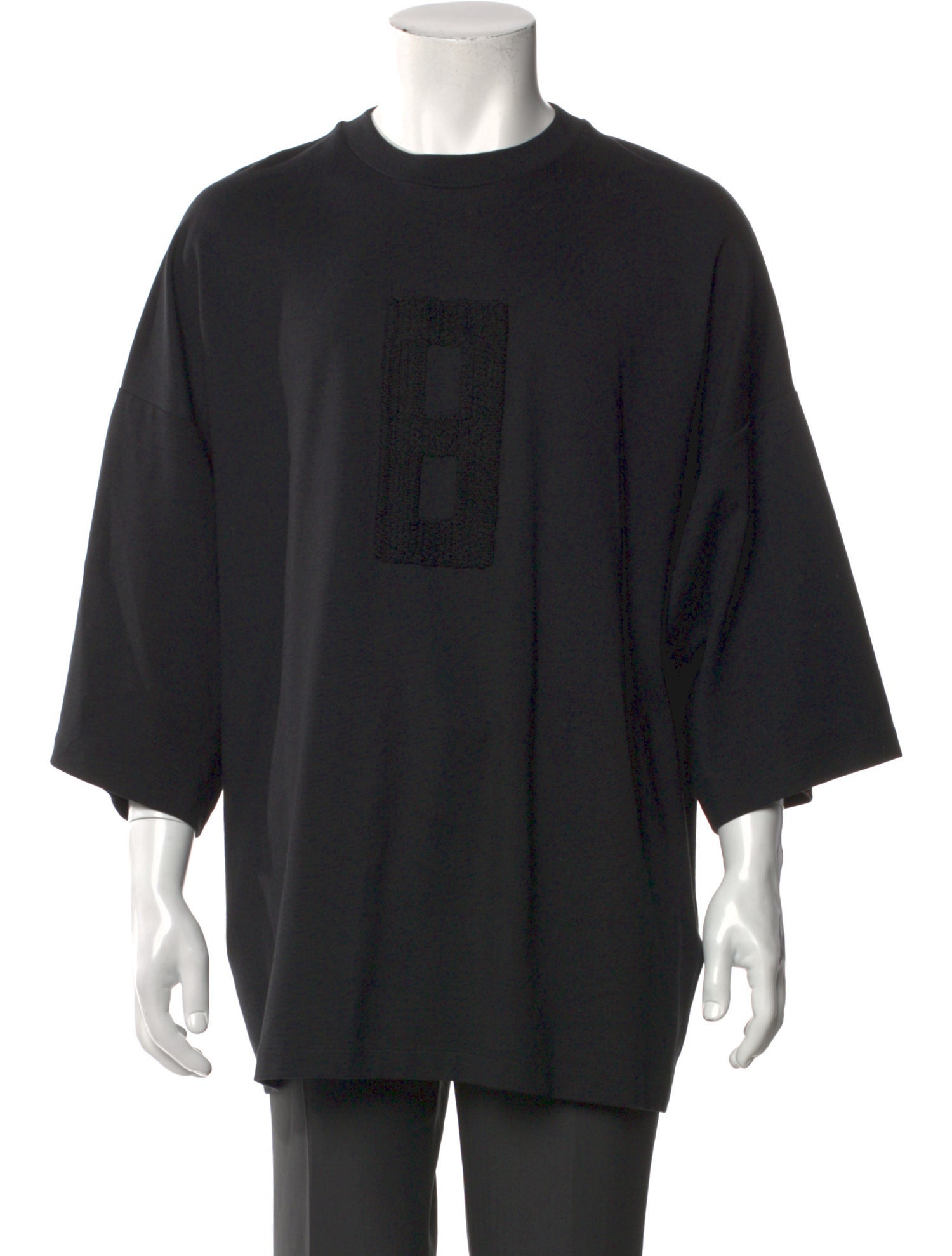 Fear Of God Crew Neck Three-Quarter Sleeve T-Shirt