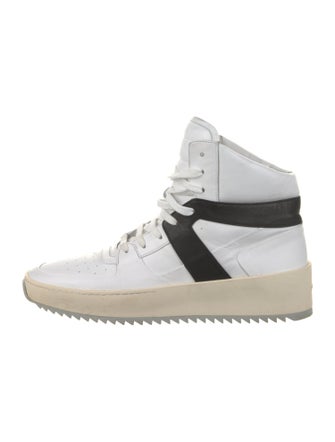 Fear Of God Leather Colorblock Pattern Sneakers