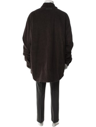 Essentials - Fear of God 2023 Corduroy Shirt Zip Parka