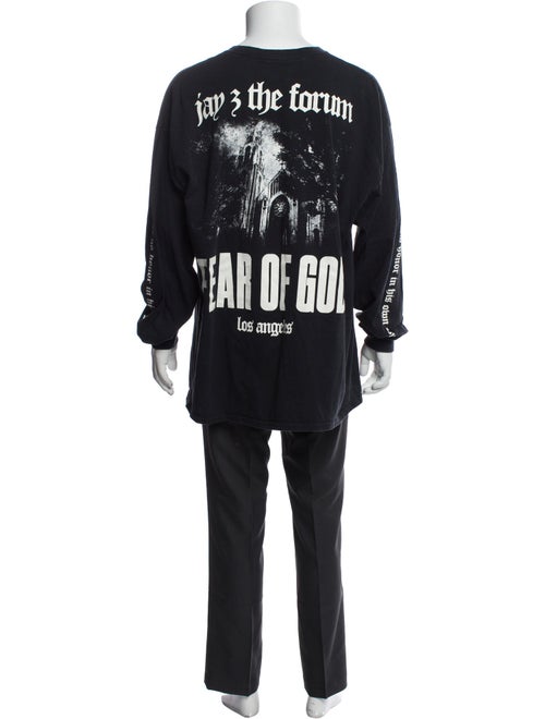 Fear Of God x Jay-Z 4:44 Tour Merch 'LA Forum' Graphic Print T-Shirt