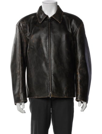Fear Of God Leather Moto Jacket