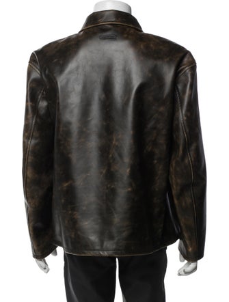 Fear Of God Leather Moto Jacket