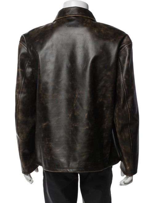 Fear Of God Leather Moto Jacket