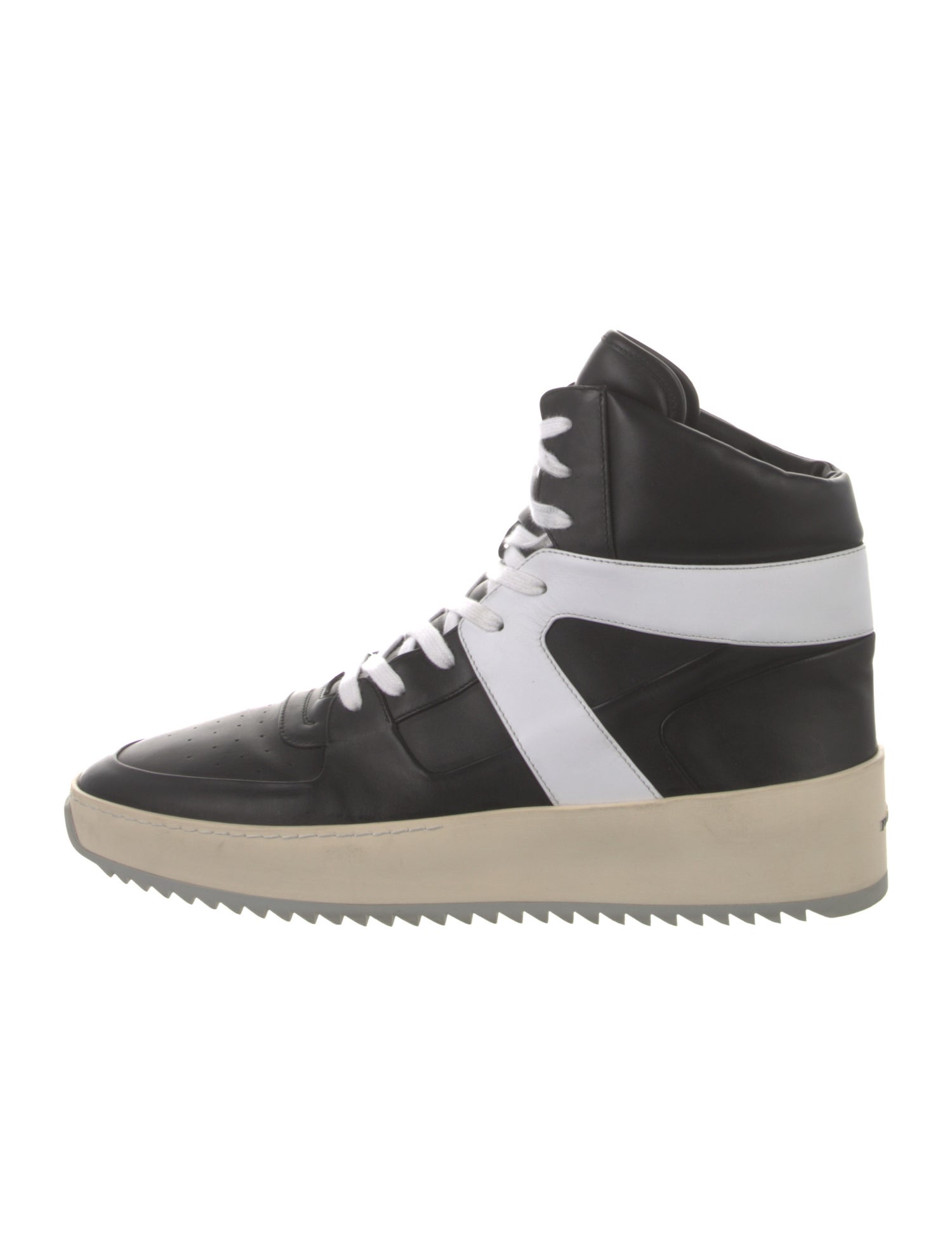 Fear Of God Leather Colorblock Pattern Sneakers