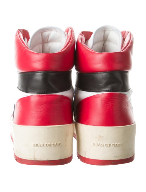 Fear Of God Leather Colorblock Pattern Sneakers