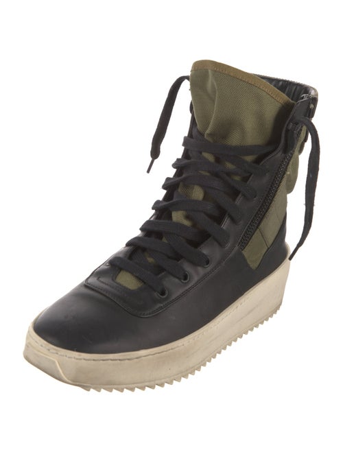 Fear Of God Canvas Colorblock Pattern Sneakers