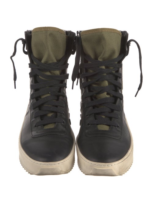 Fear Of God Canvas Colorblock Pattern Sneakers