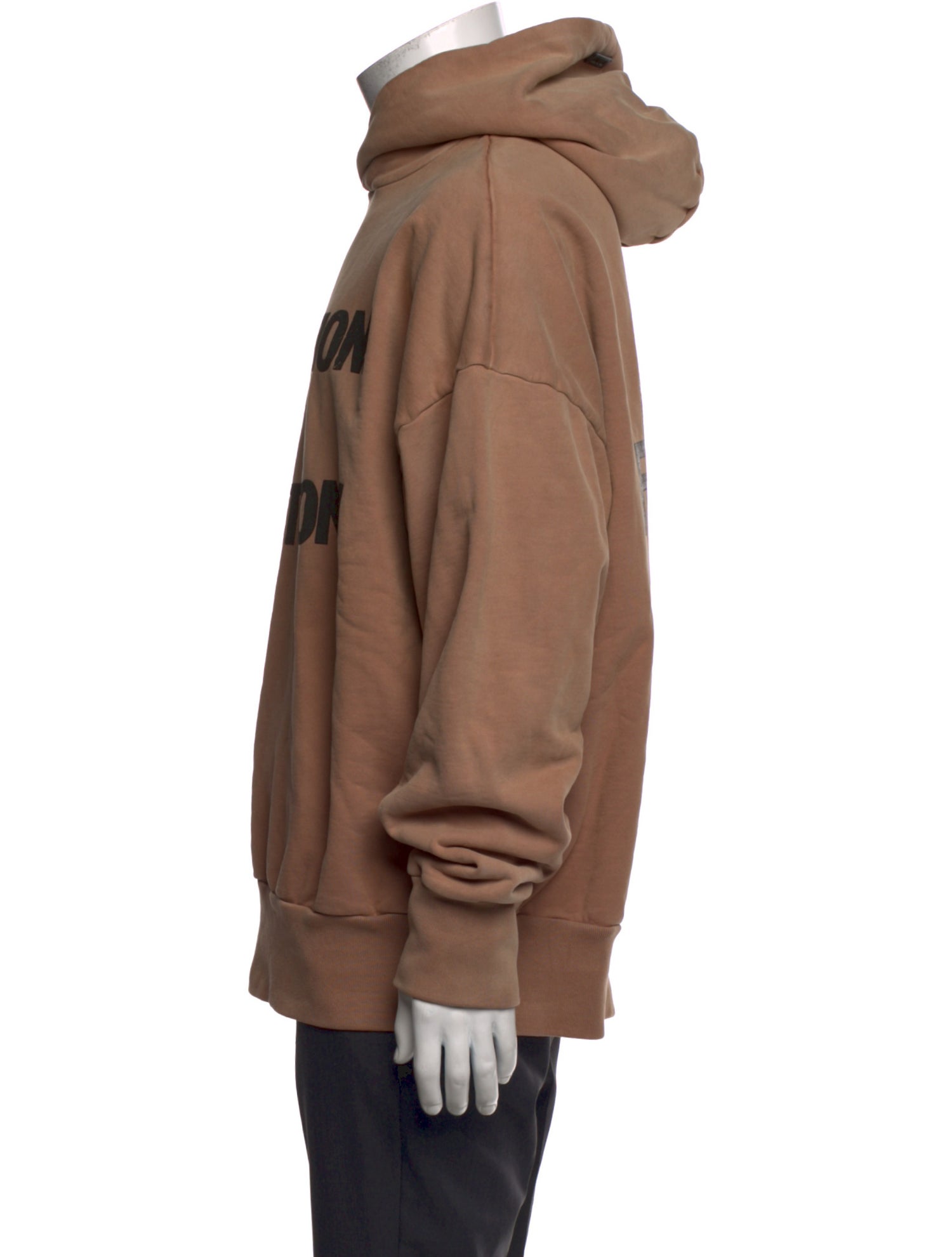 Fear Of God Graphic Print Mock Neck Hoodie w/ Tags
