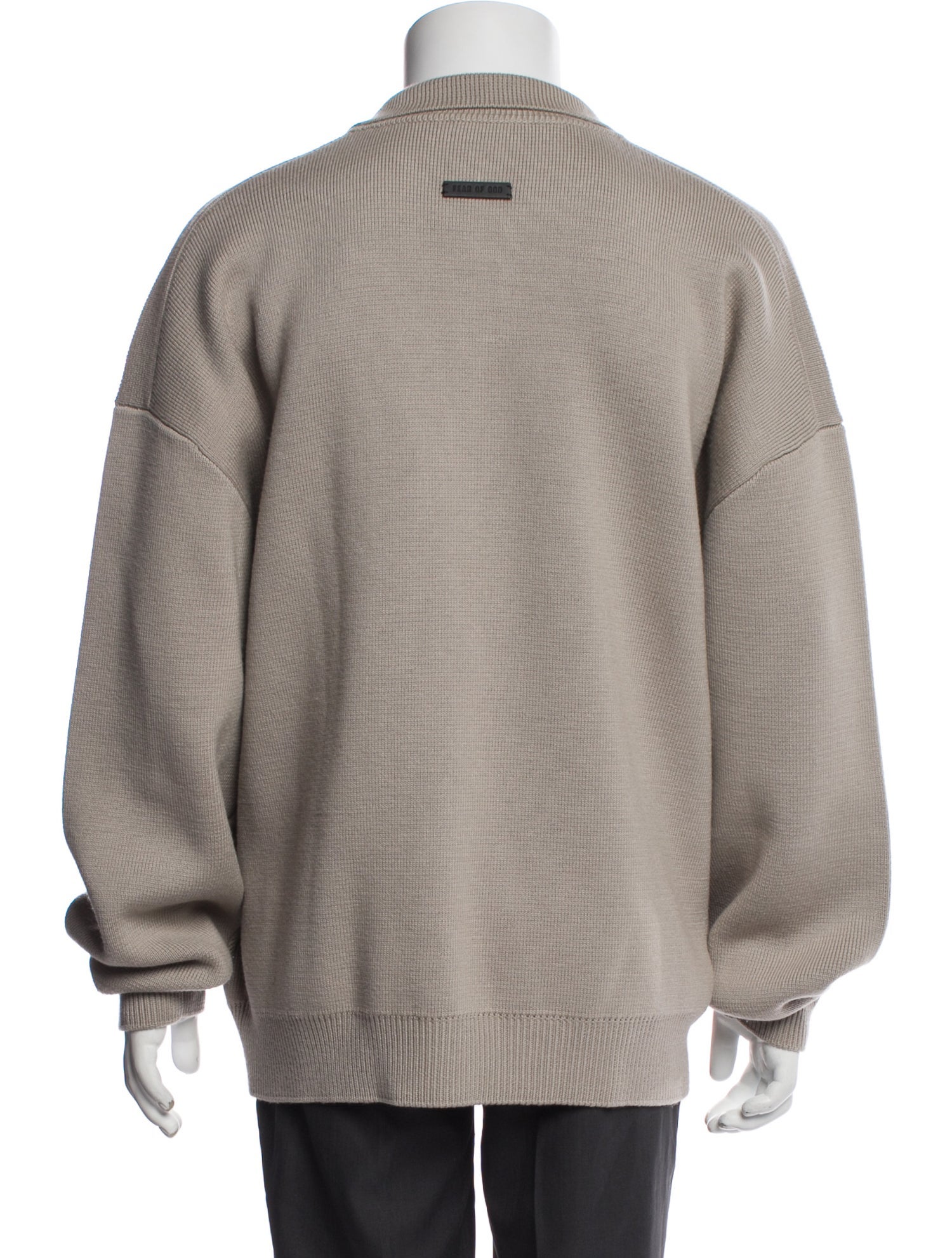 Fear Of God Virgin Wool Mock Neck Polo Sweater