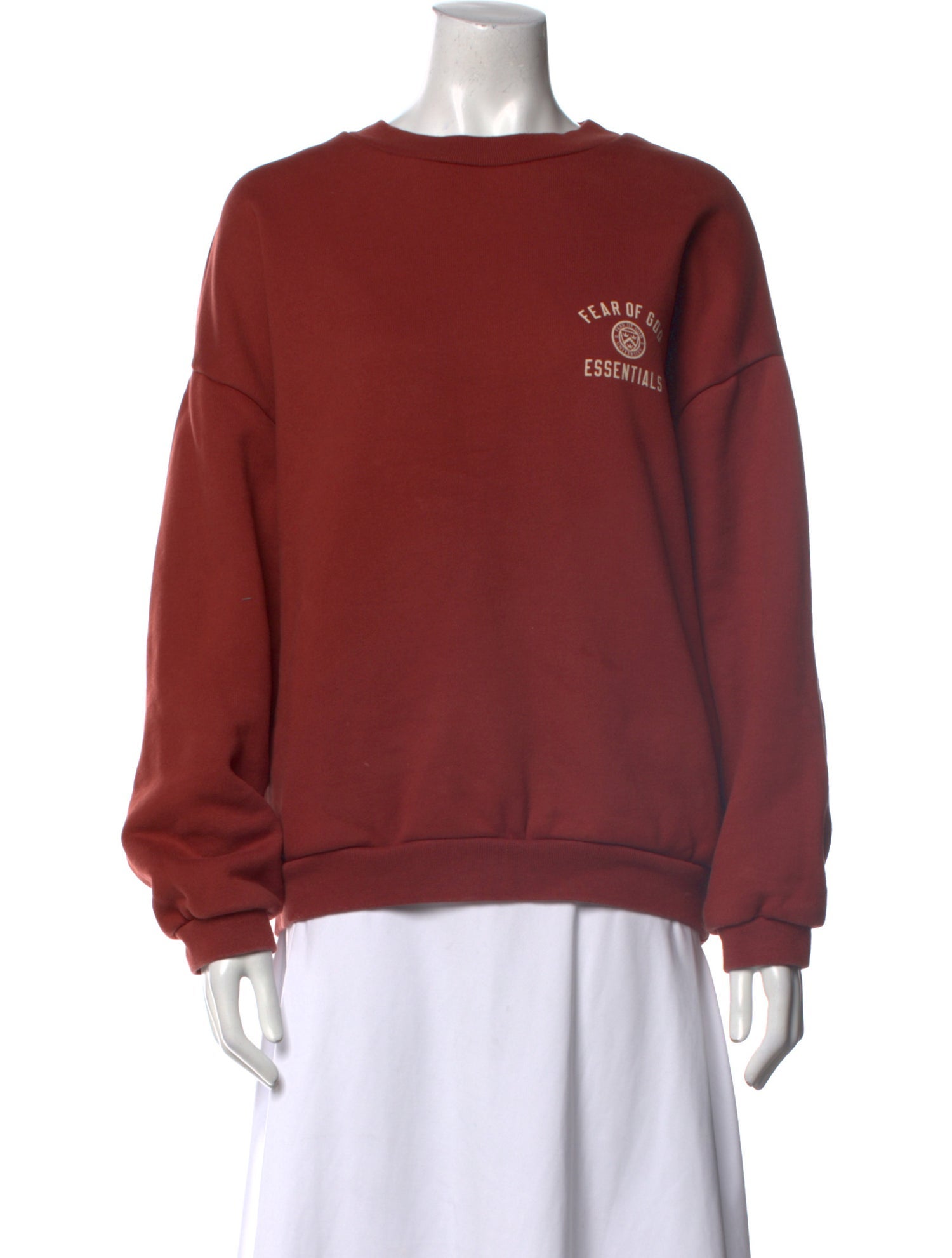 Essentials - Fear of God Graphic Print Crew Neck Sweatshirt