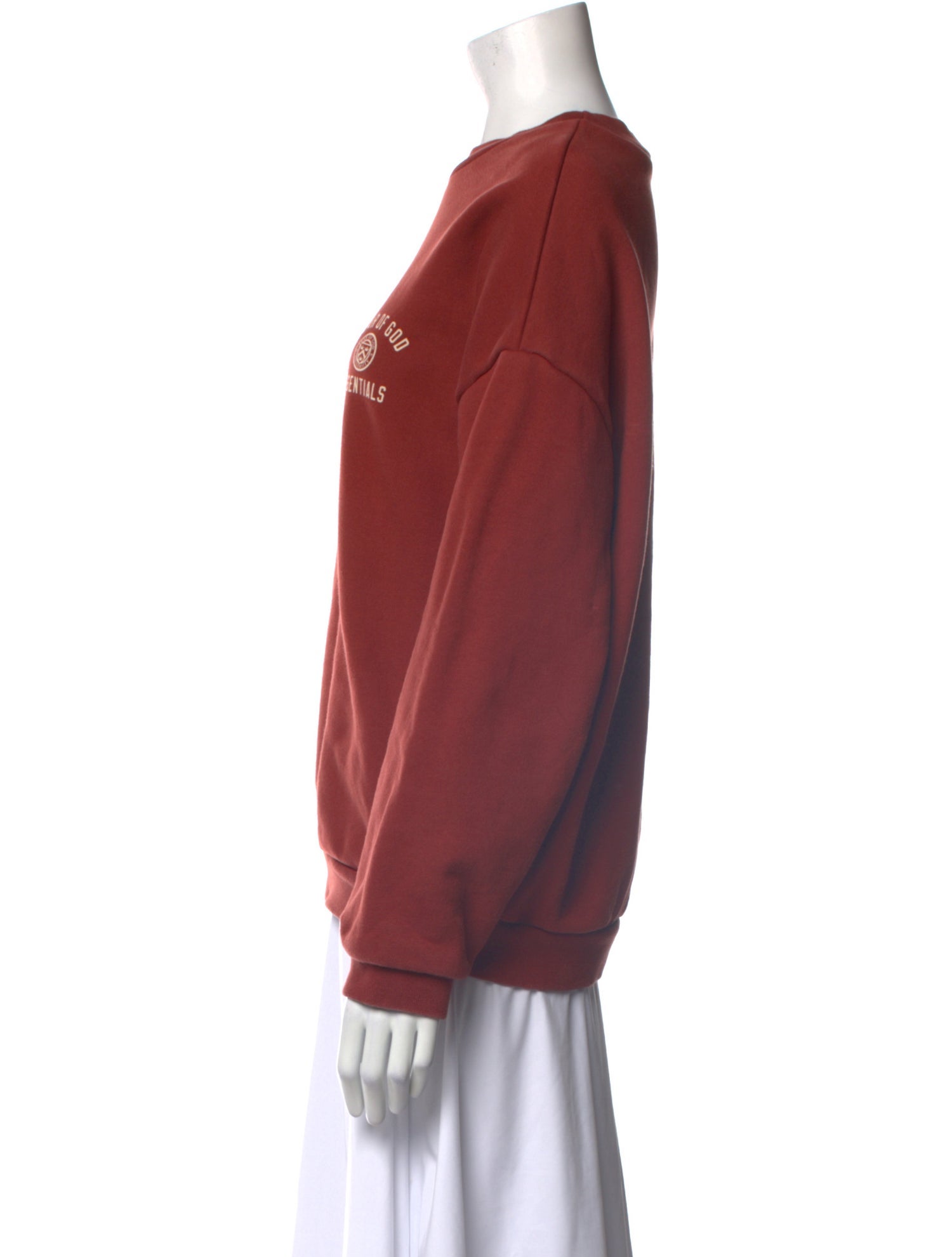 Essentials - Fear of God Graphic Print Crew Neck Sweatshirt