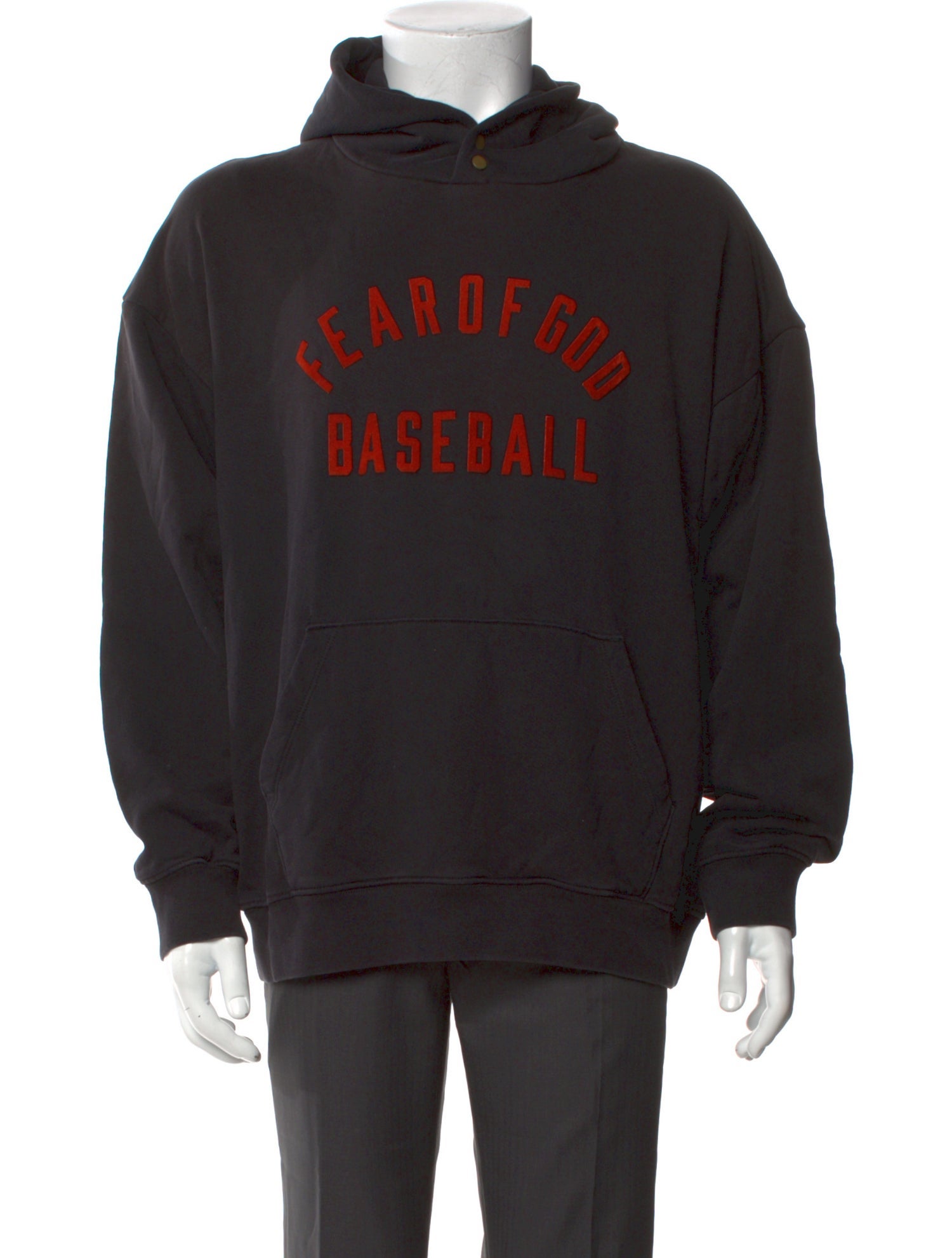 Fear Of God Seventh Collection Baseball Graphic Print Hoodie