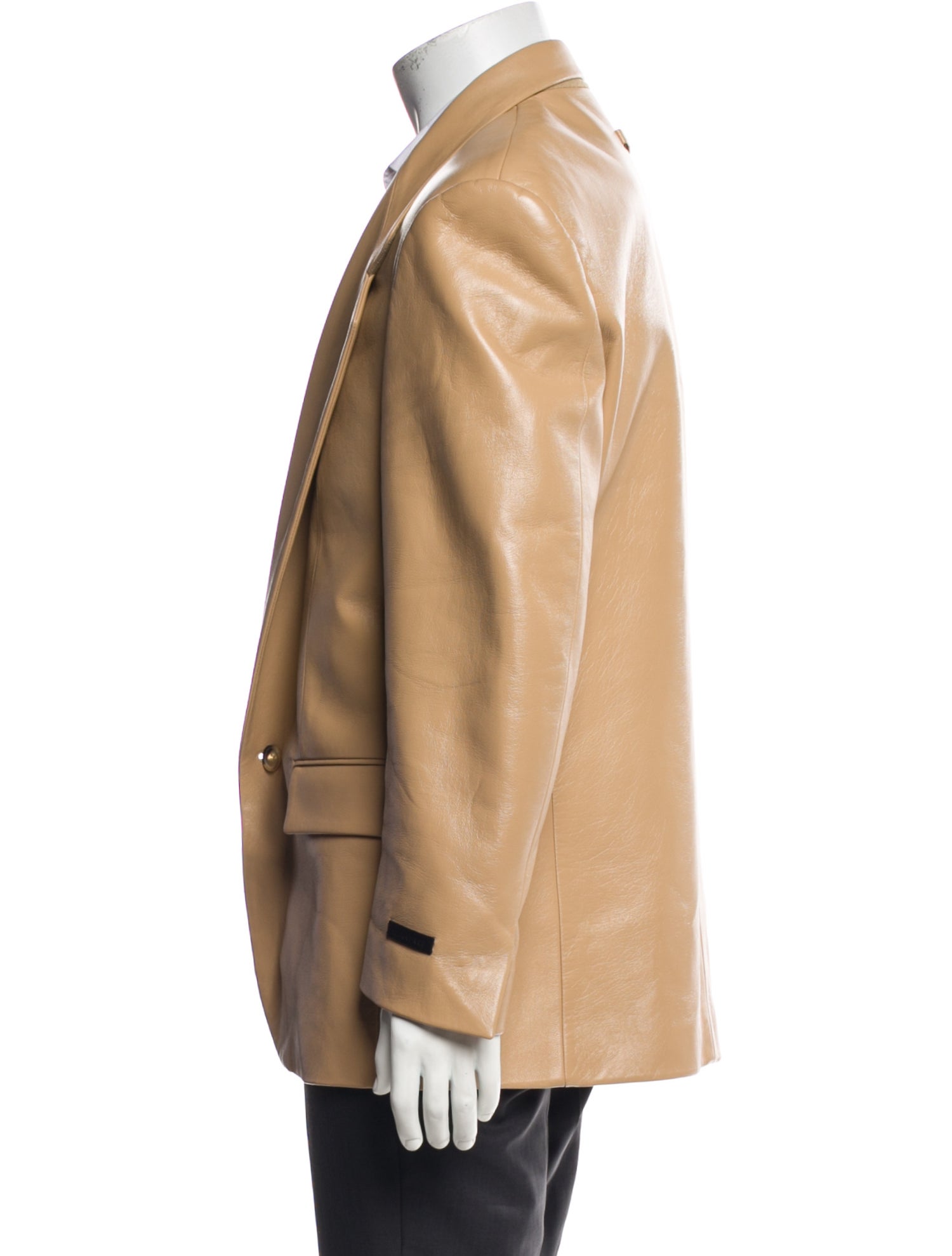 Fear Of God Leather Lambskin Blazer