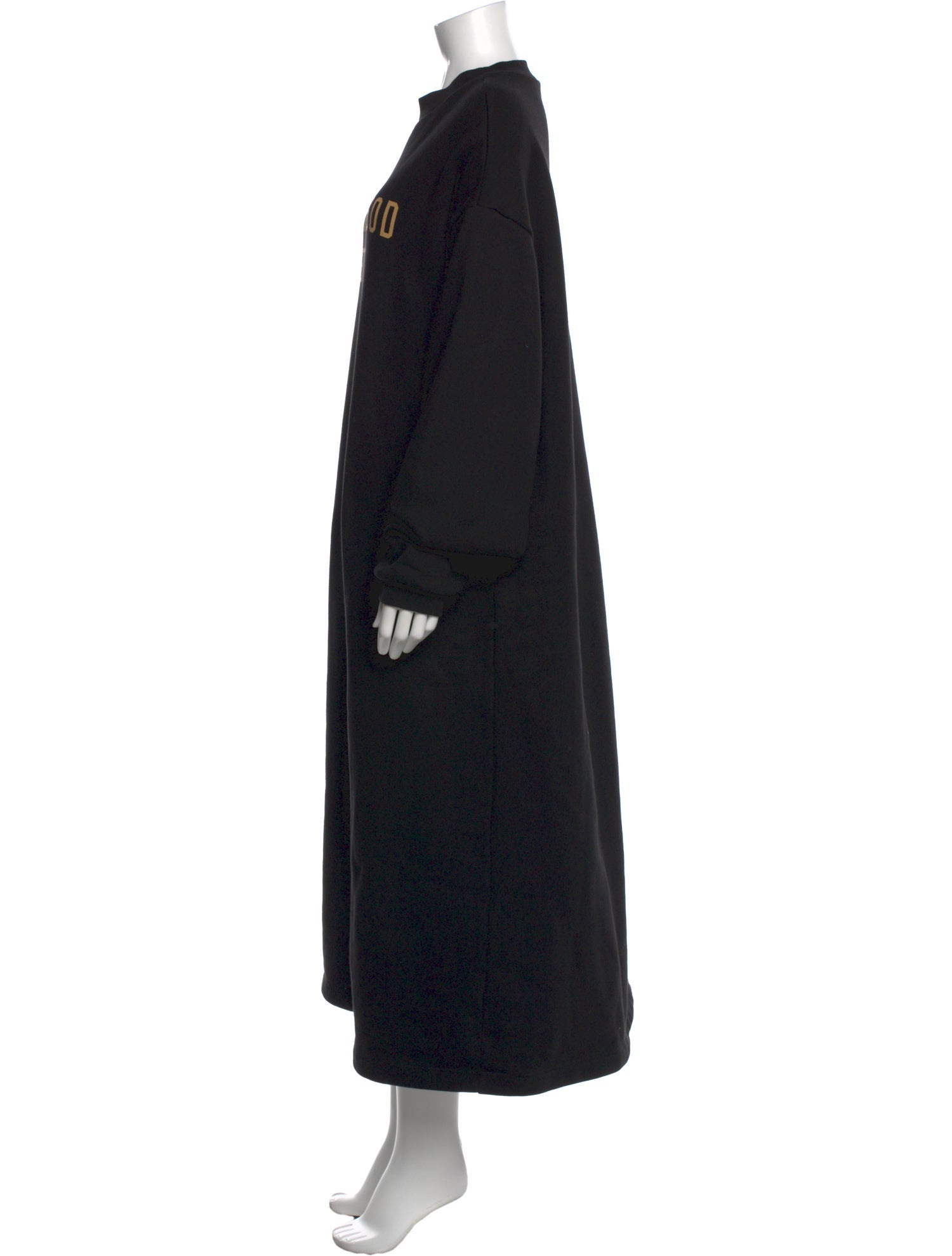 fear of god maxi dress Fear Of God Essentials 3/4 Sleeve Dress in Natural