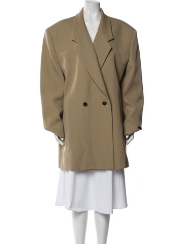 Pre-owned Fear Of God Virgin Wool Peacoat W/ Tags In Neutral
