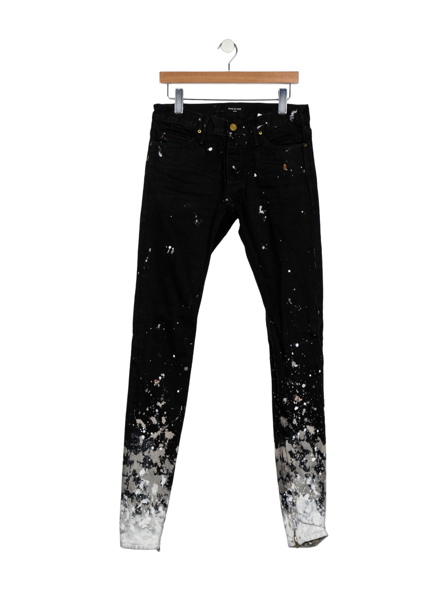 Fear Of God Fifth Collection Splatter Skinny Jeans w/ Tags