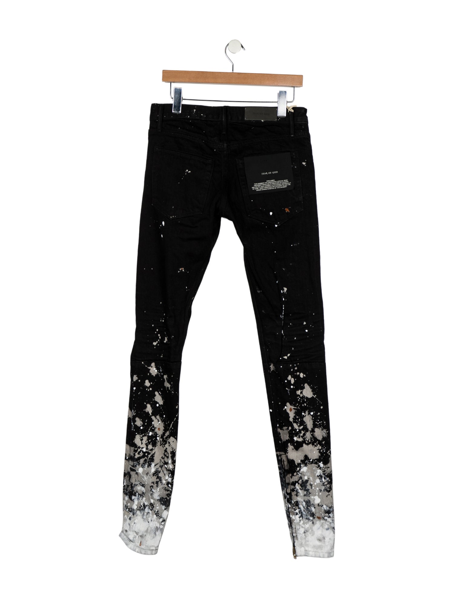 Fear Of God Fifth Collection Splatter Skinny Jeans w/ Tags