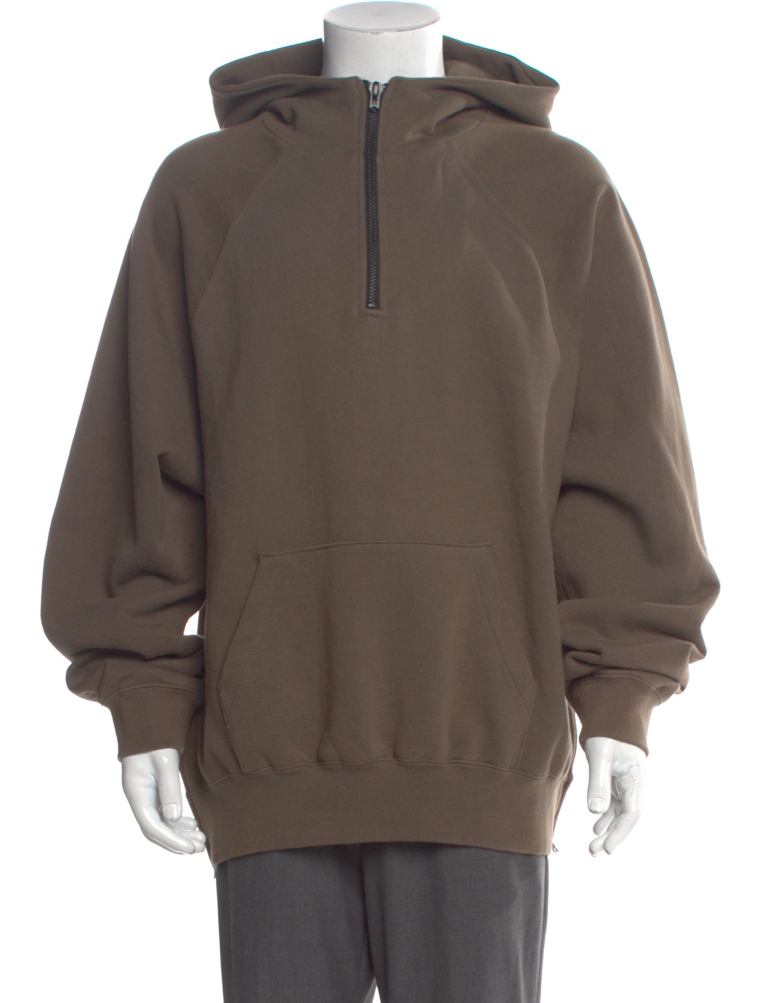 Essentials - Fear of God Quarter Zip Mock Neck Hoodie
