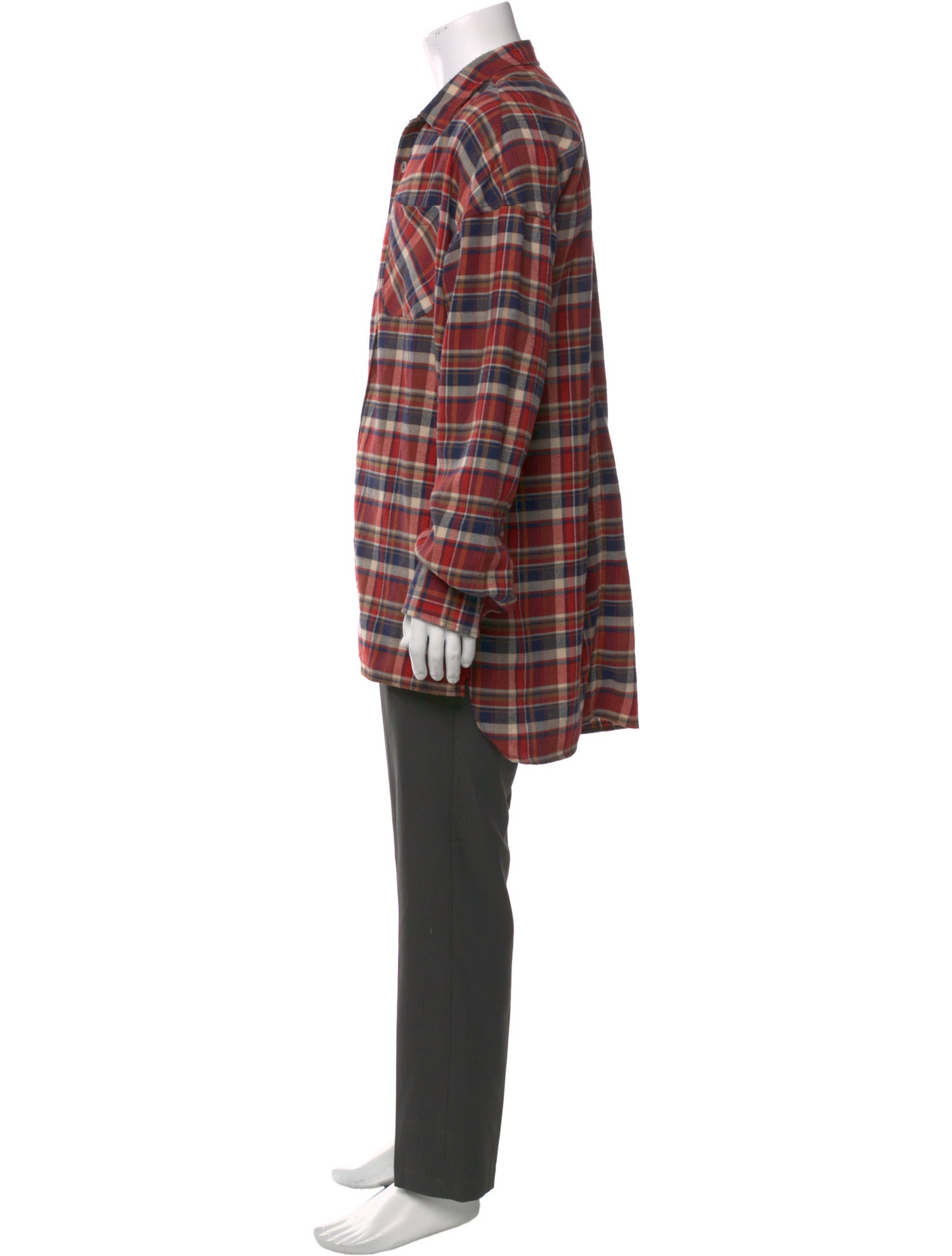 Fear Of God Fourth Collection Plaid Plaid Print Shirt