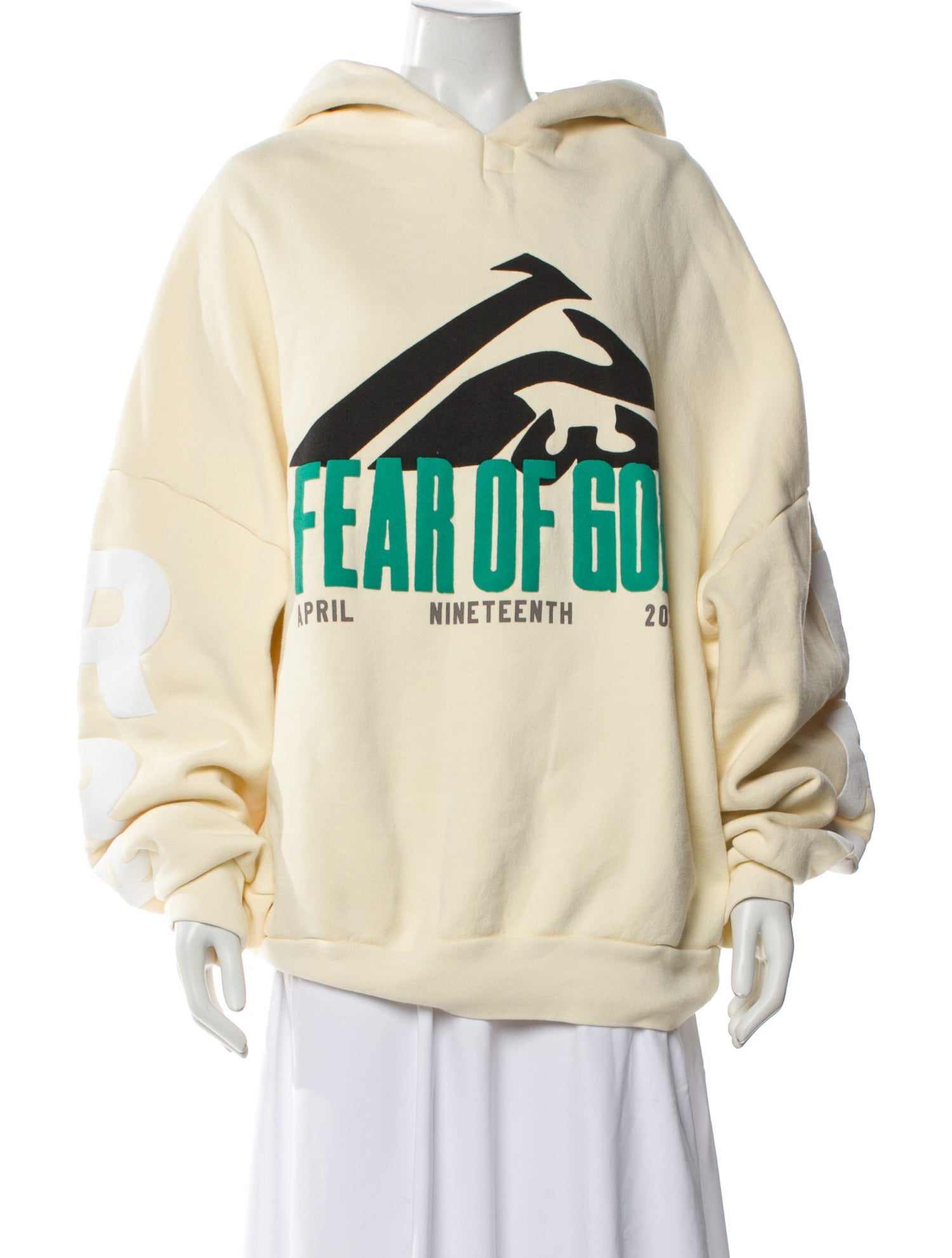 Fear Of God Graphic Print Crew Neck Hoodie