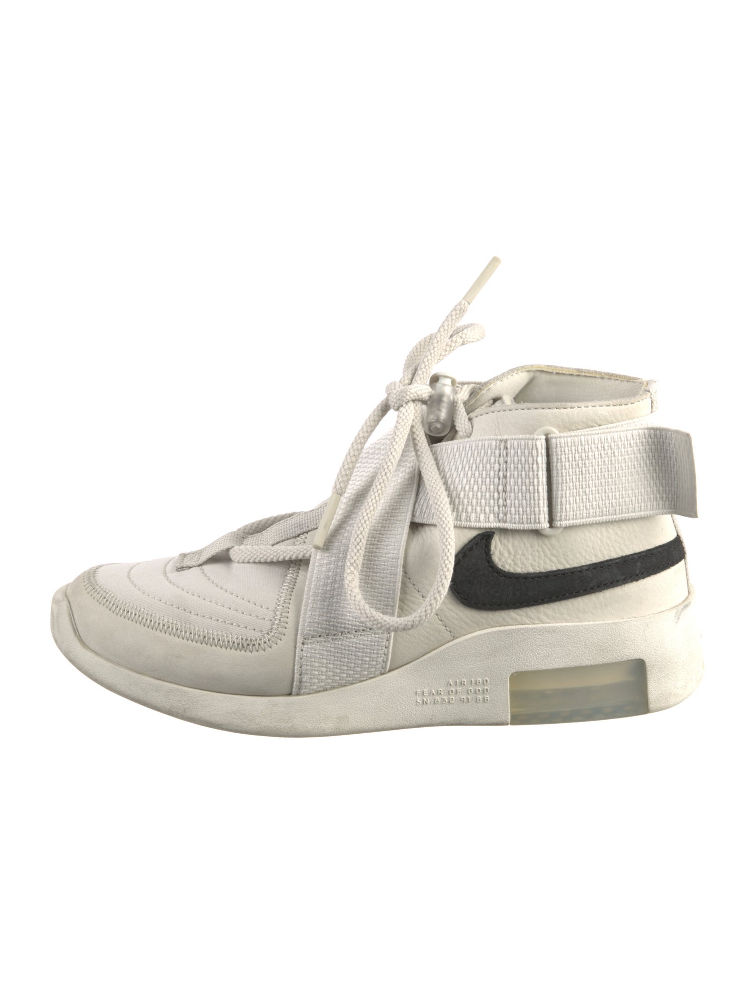 Fear of God x Nike Leather Printed Wedge Sneakers