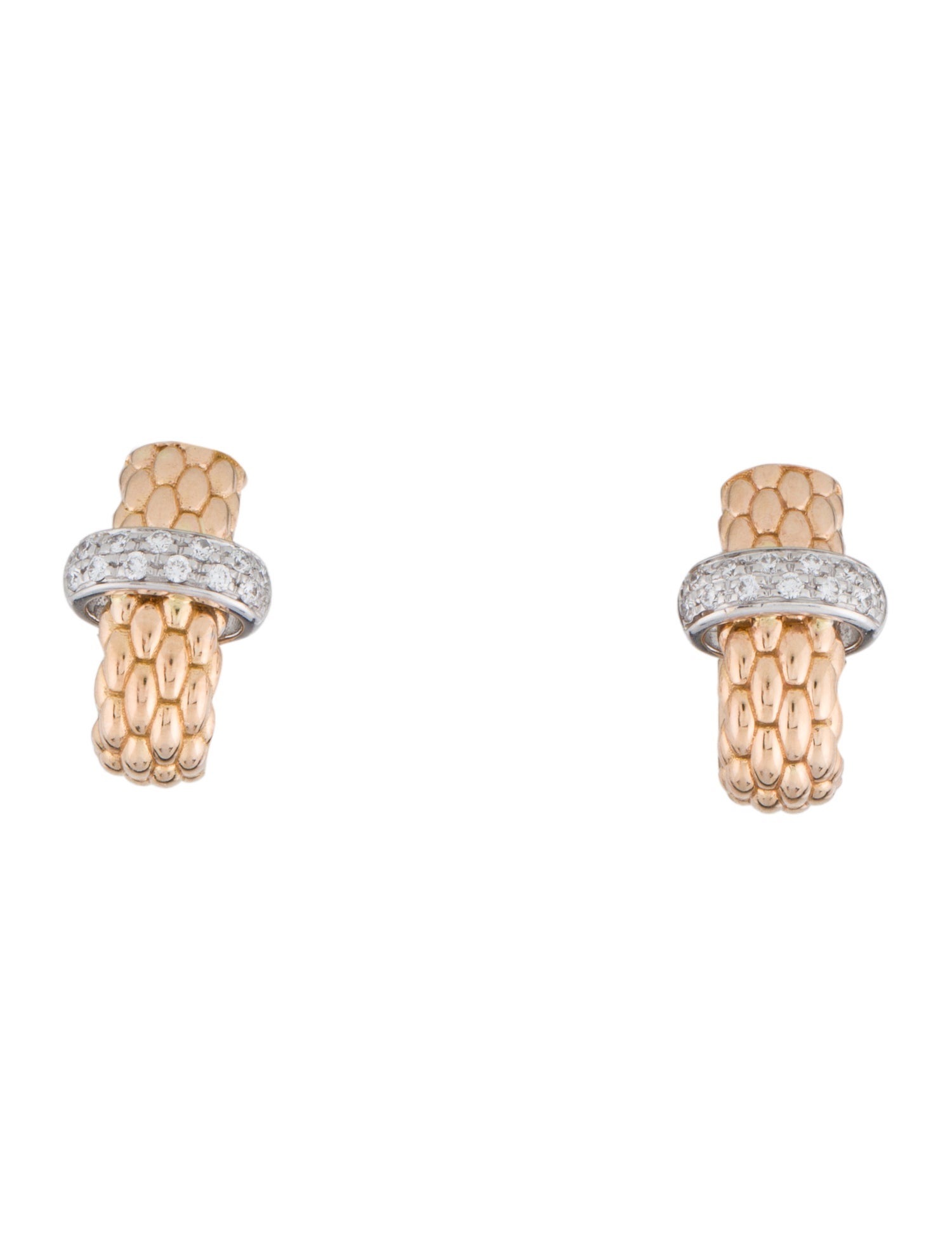 Fope 18K Diamond Earclips