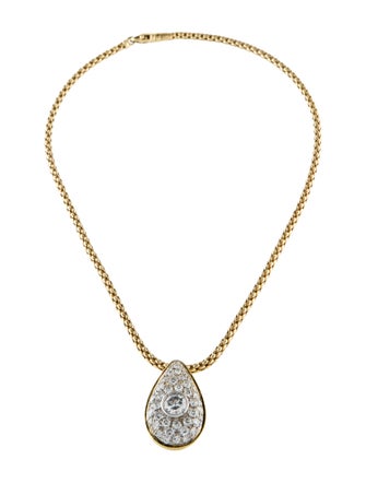 Fope 18K 3.66ctw Diamond Pendant Necklace