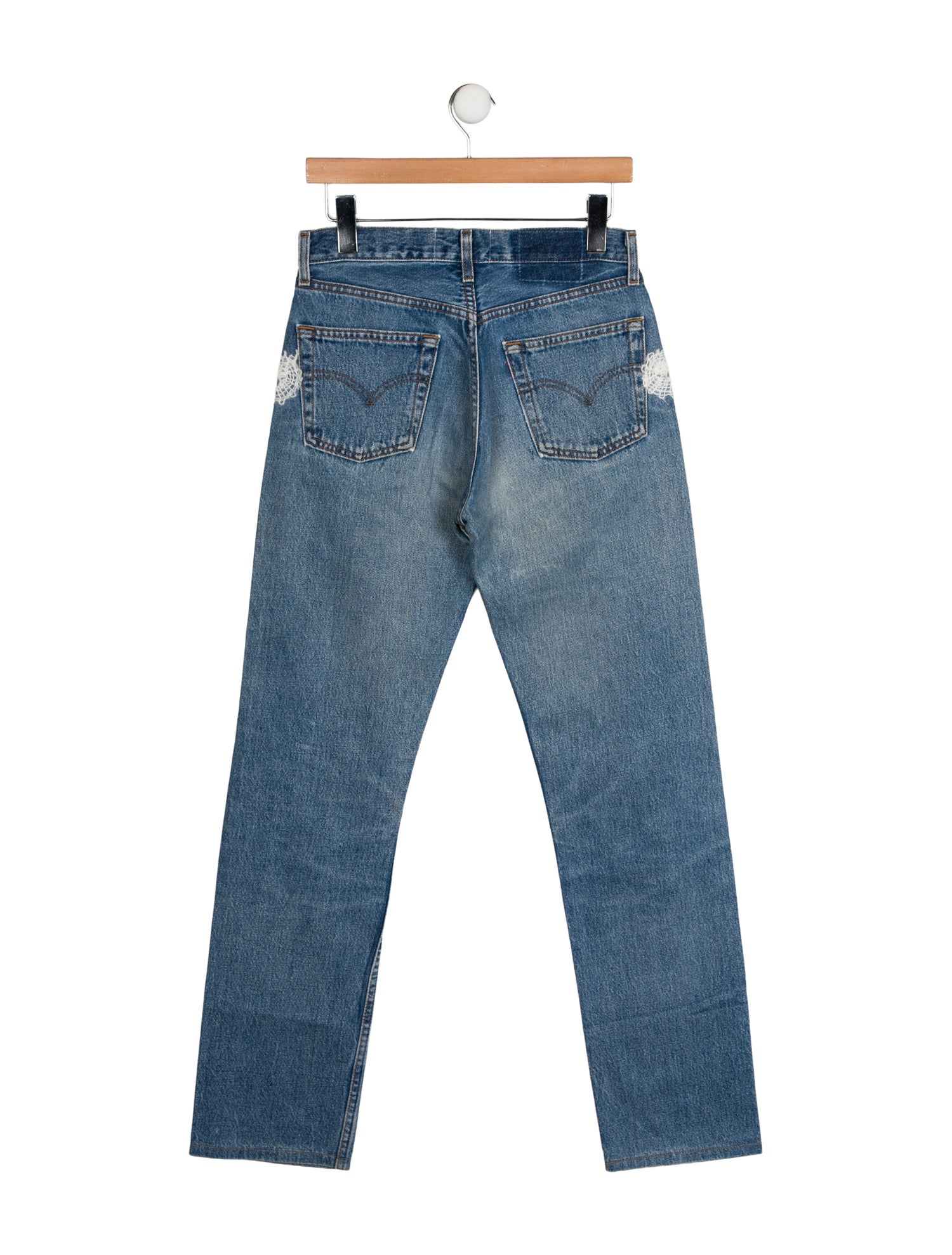 Forte Couture High-Rise Straight Leg Jeans