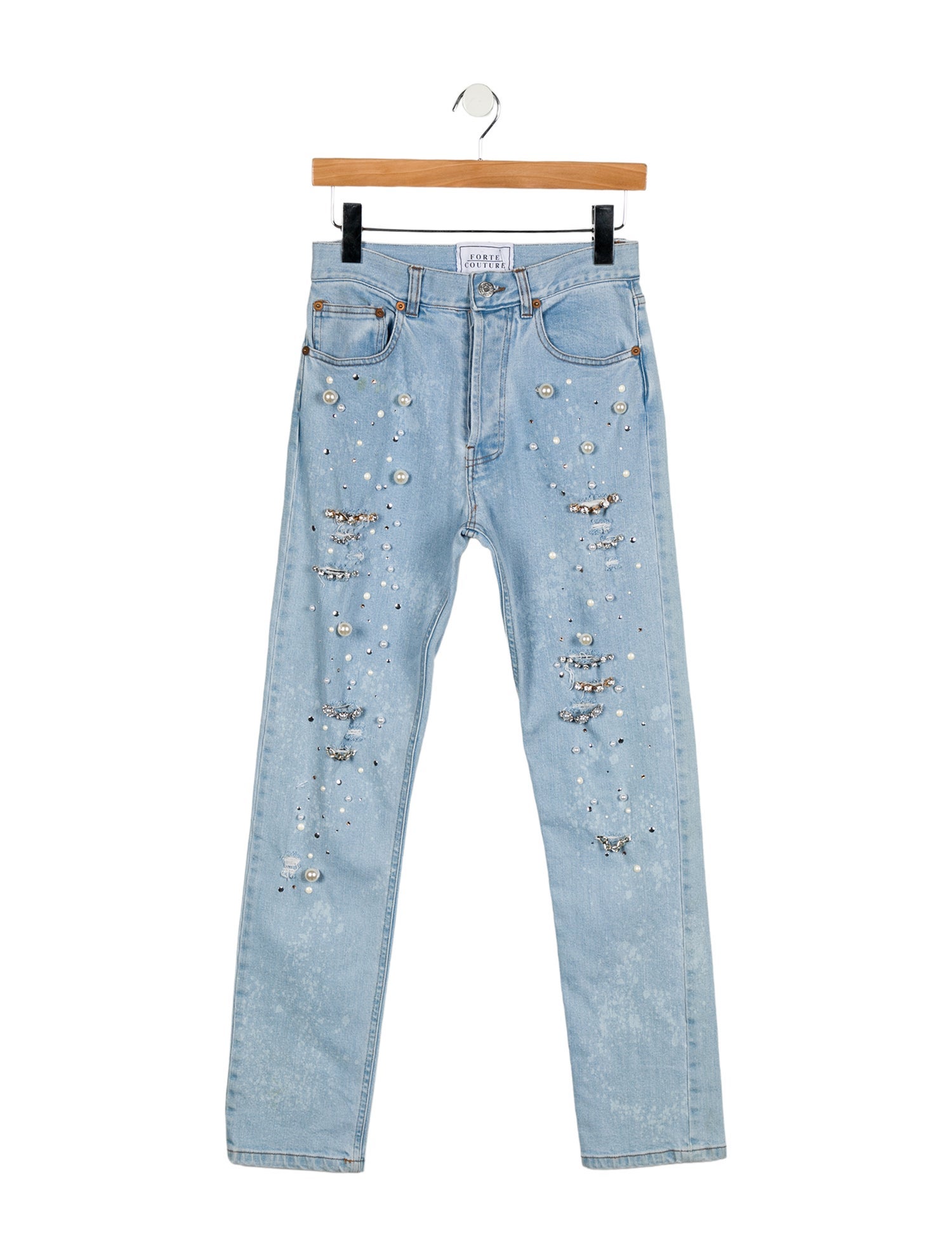 Forte Couture High-Rise Skinny Leg Jeans