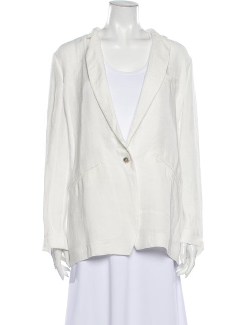 forte_forte Linen Blazer White