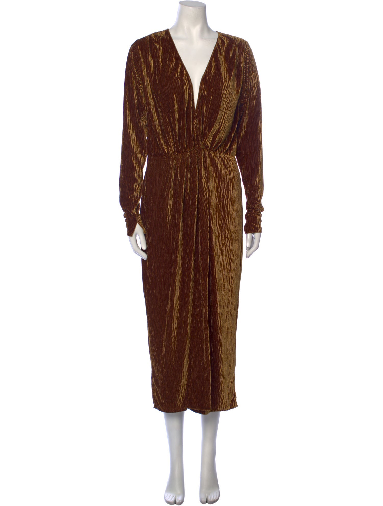 forte_forte V-Neck Long Dress w/ Tags