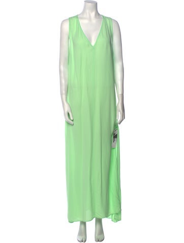 forte_forte Dresses V-Neck Long Dress M