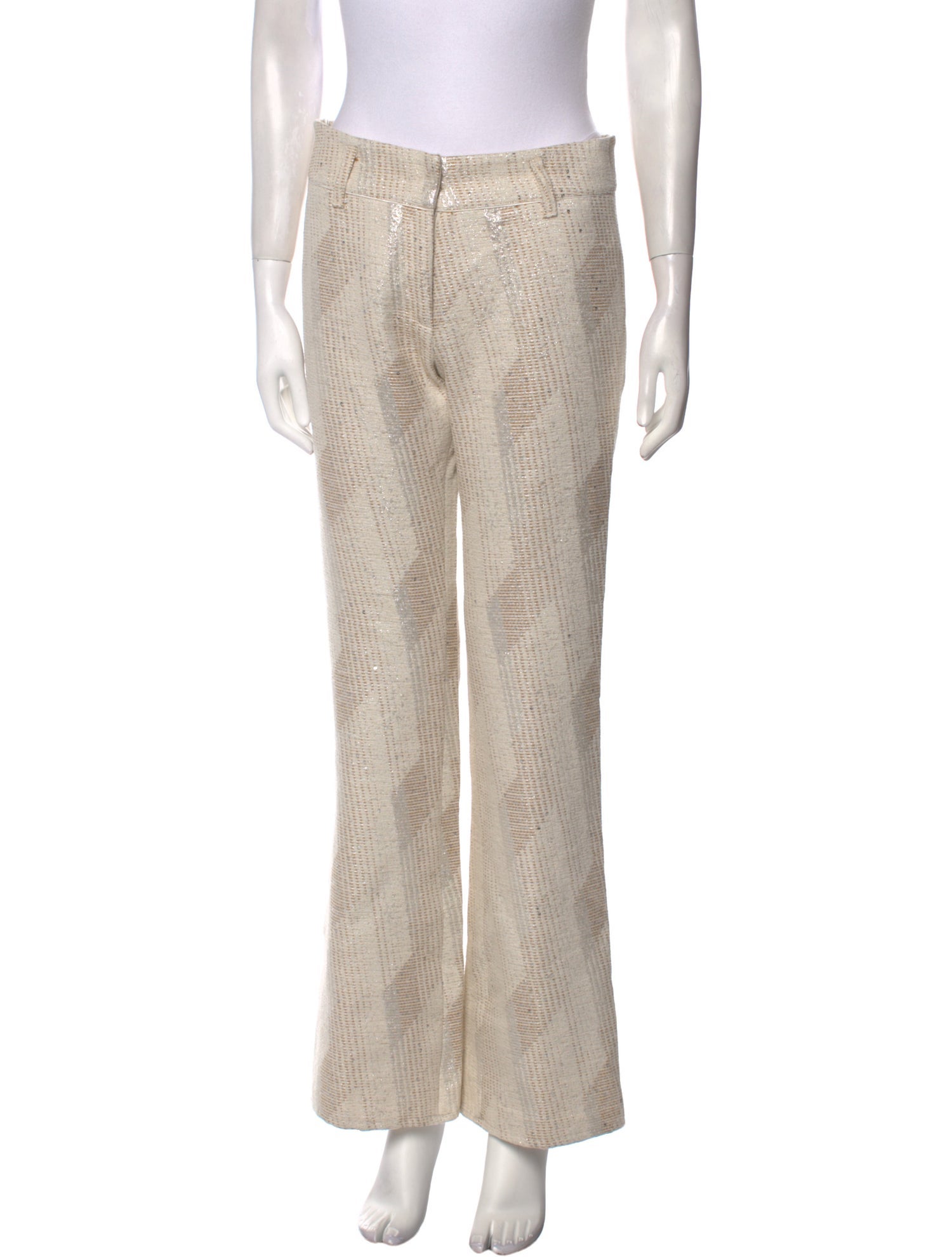 forte_forte Striped Straight Leg Pants w/ Tags