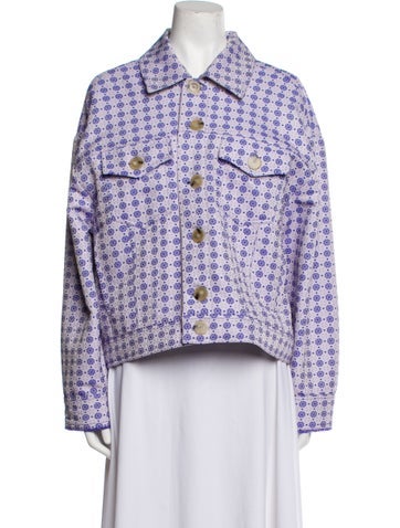 forte_forte Jackets Floral Print Jacket XS