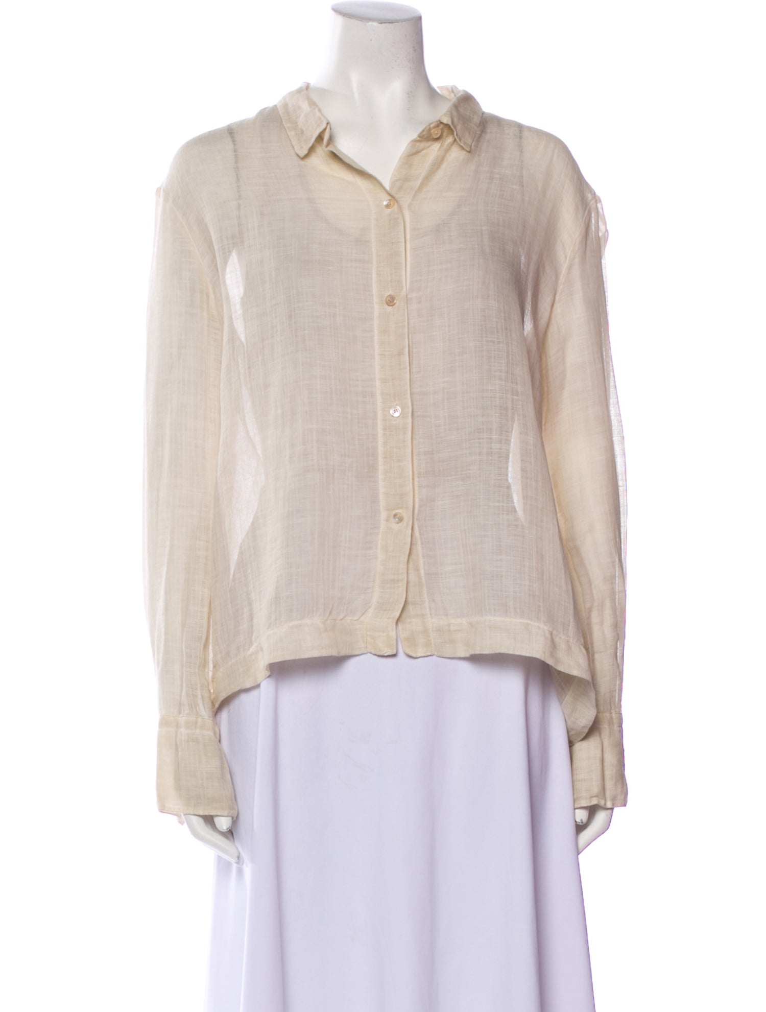 Stay Neutral Button Up Top
