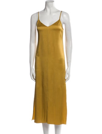 forte_forte V-Neck Midi Length Dress w/ Tags
